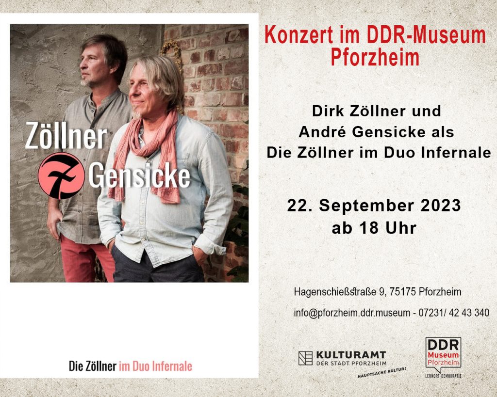 Konzert mit Dirk Zöllner und André Gensicke 
